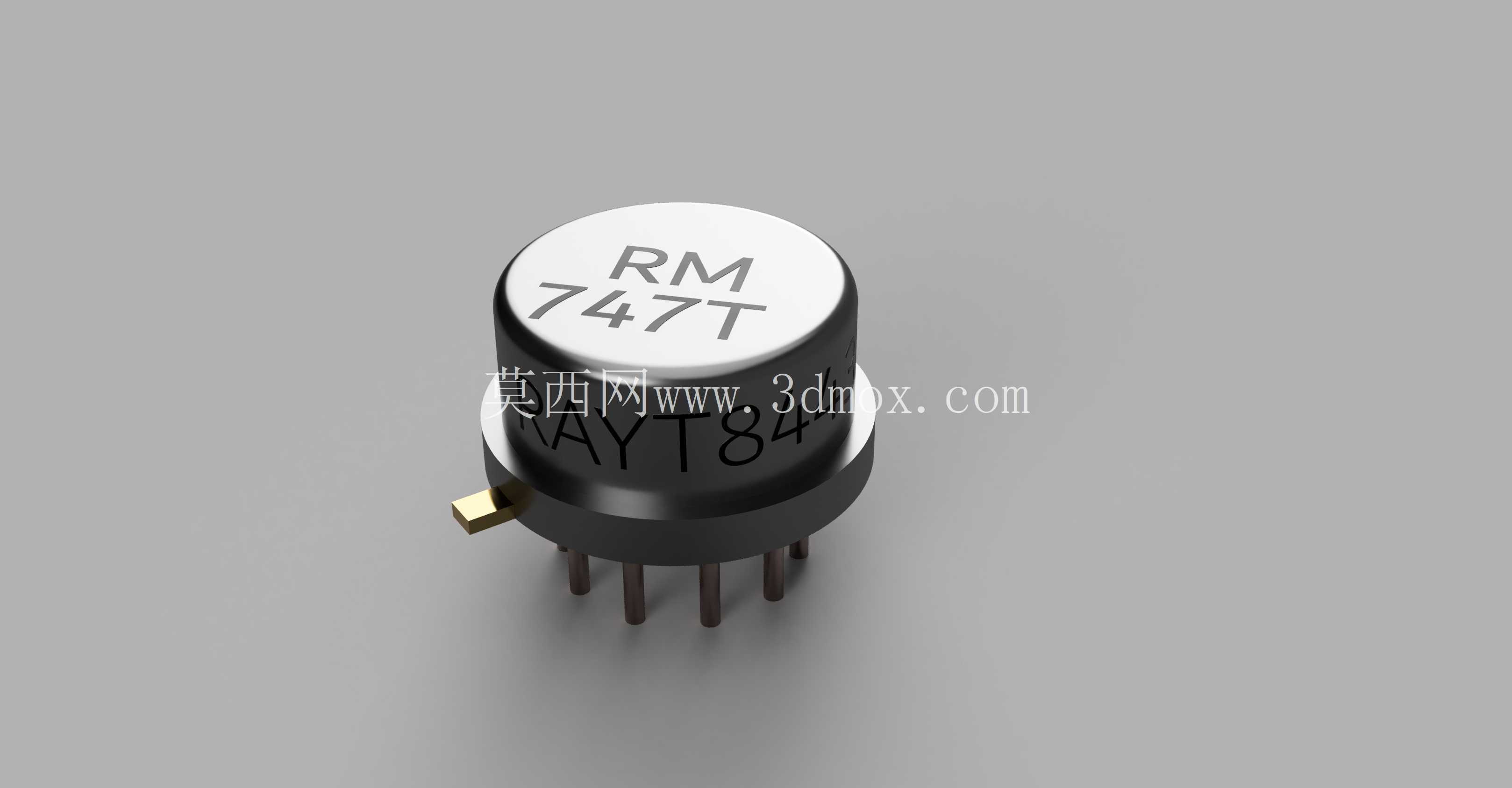 TO-100 RM747T 雷神公司 10 引脚双运算放大器 TO100