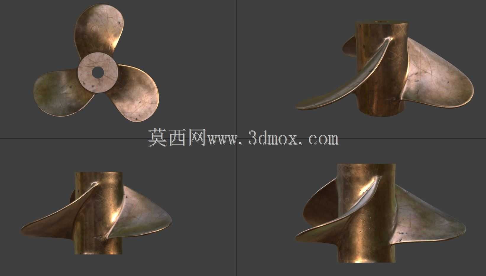 三叶螺旋桨SubD至Nurbs