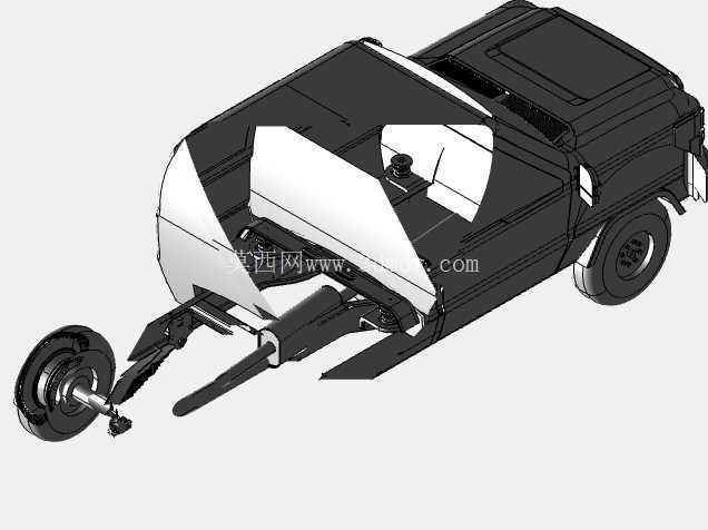 ?? RAM 2500 HD 机箱 – 3D 模型 ??