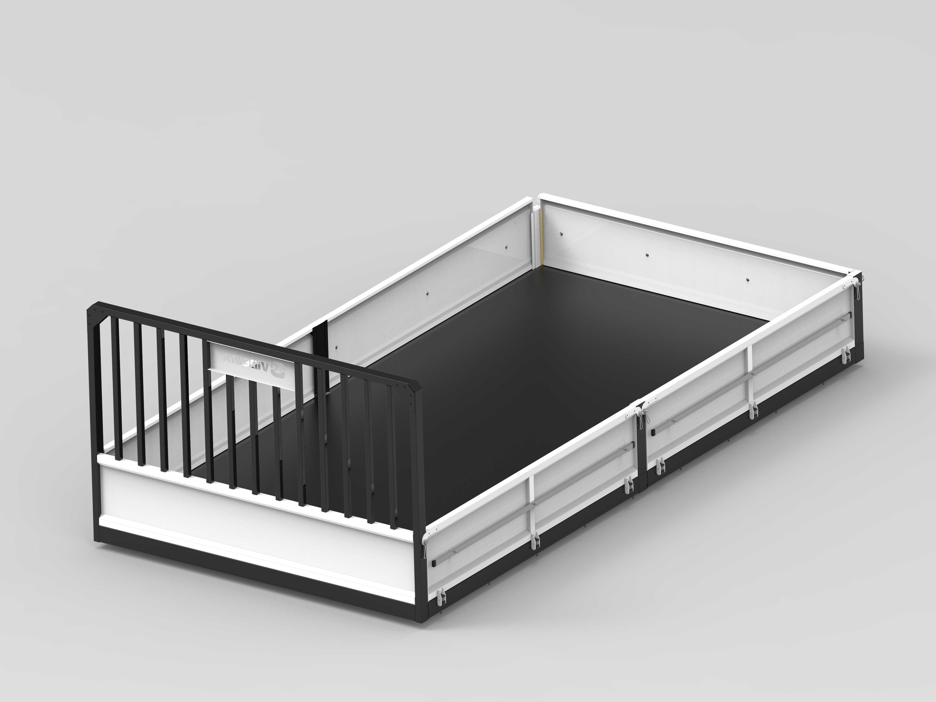 Carroceria met��lica para caminhonete