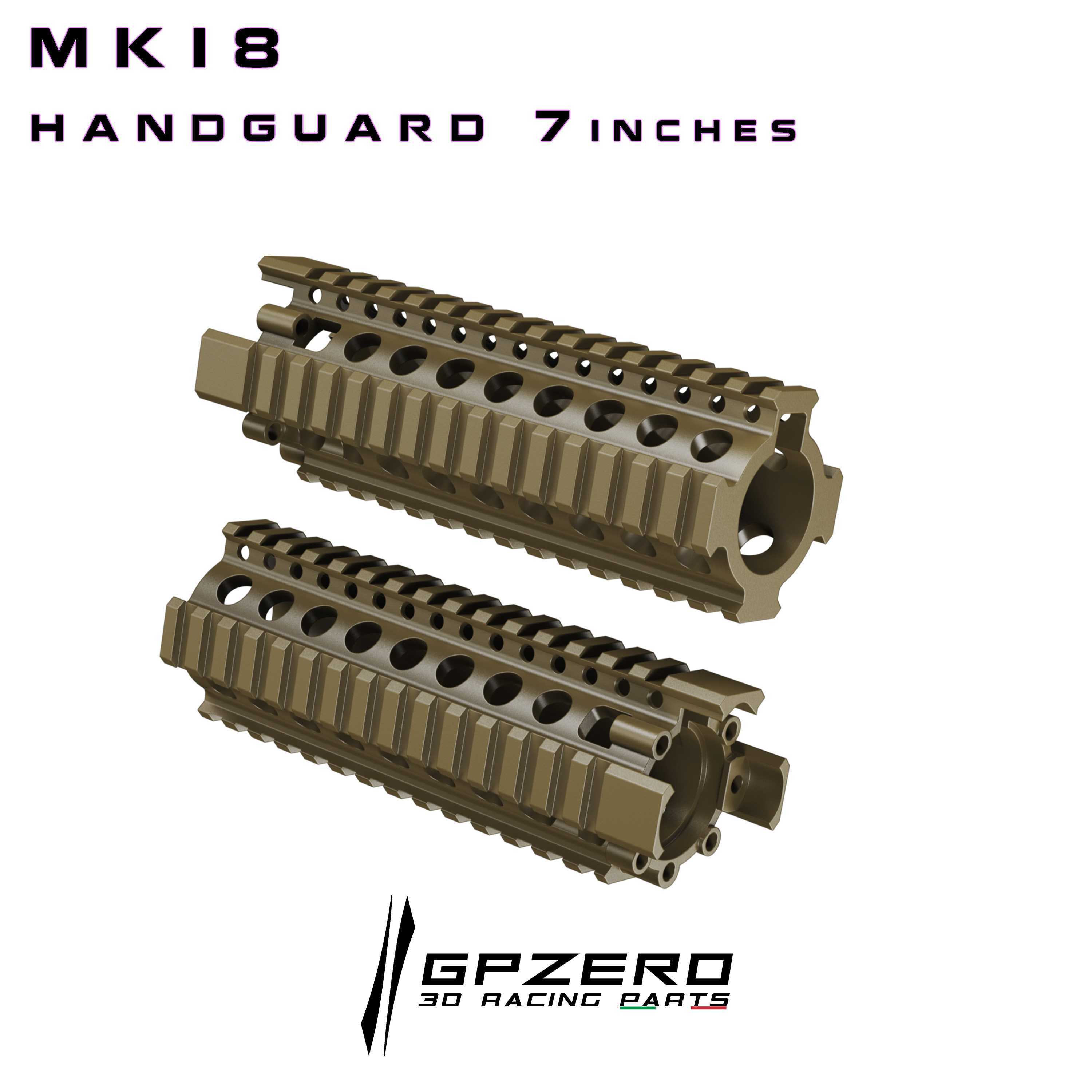 MK18 DANIEL DEFENSE 7Ӣ�绤ľ 1��1 CAD Step �ļ�