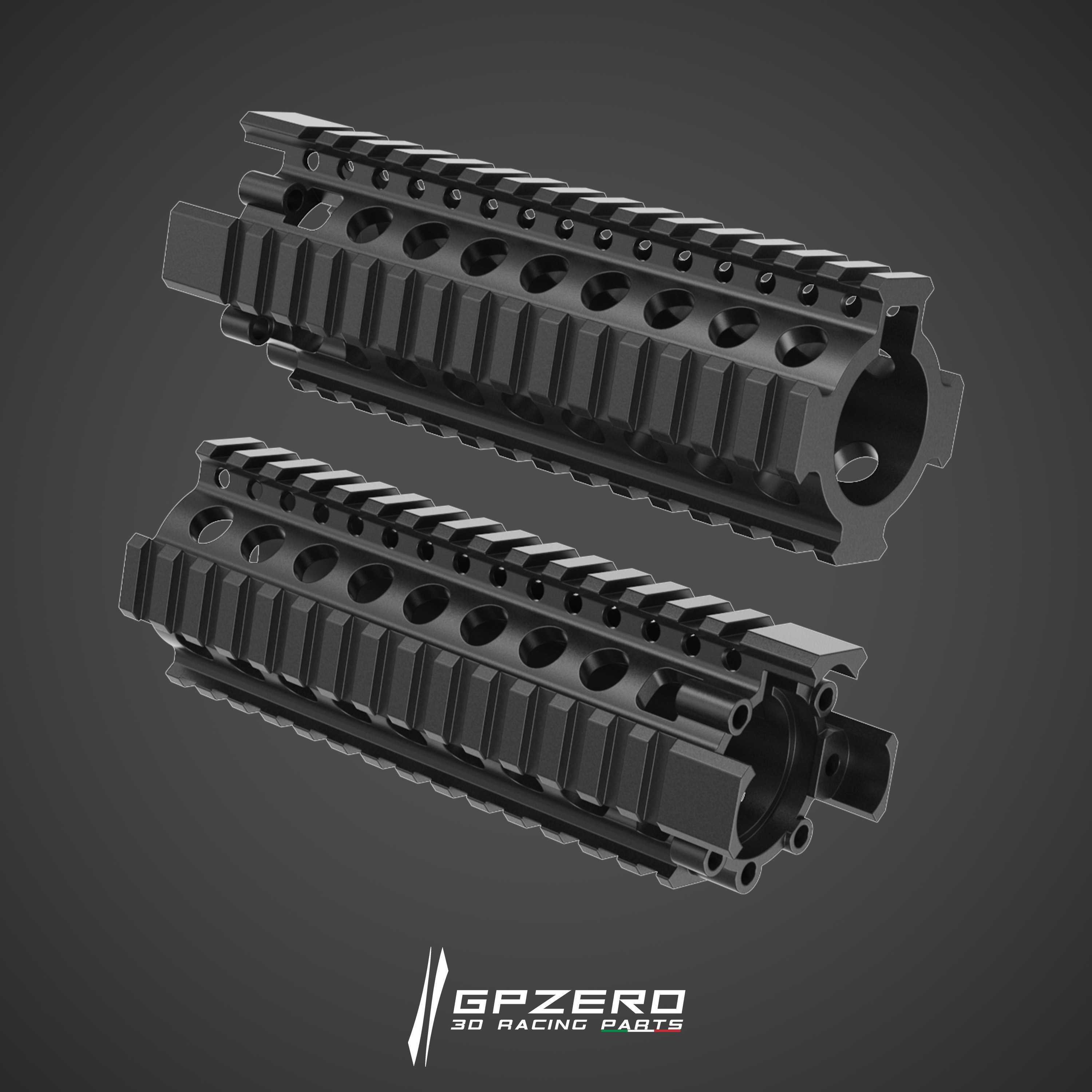 MK18 DANIEL DEFENSE 7Ӣ�绤ľ 1��1 CAD Step �ļ�