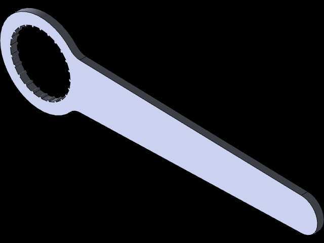 适用于 SRAM DUB 46mm 24 槽碗的五通碗拆卸扳手