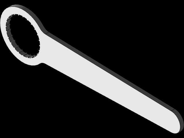 适用于 SRAM DUB 46mm 24 槽碗的五通碗拆卸扳手