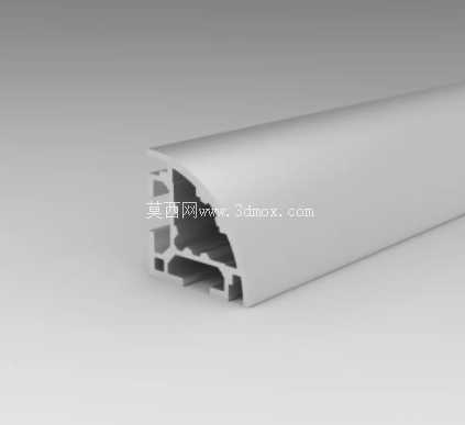 Perfil de Alum��nio 30x30 - Canto Abaulado