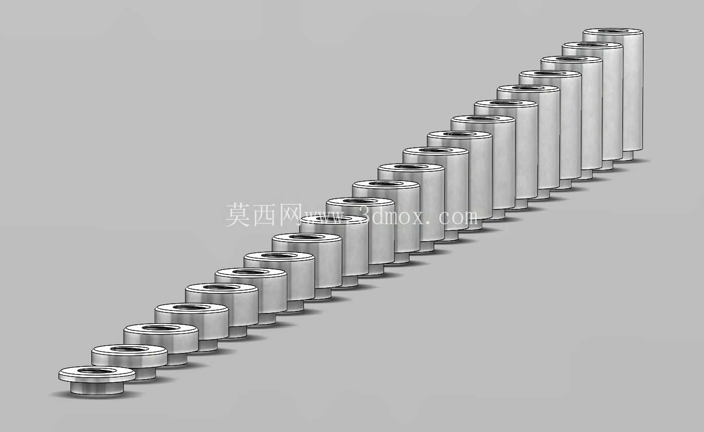 WA-SMSI SMT 钢制垫片,内螺纹 M2.5
