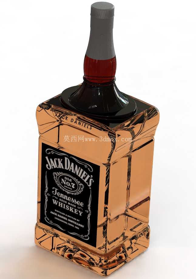 杰克丹尼威士忌酒瓶