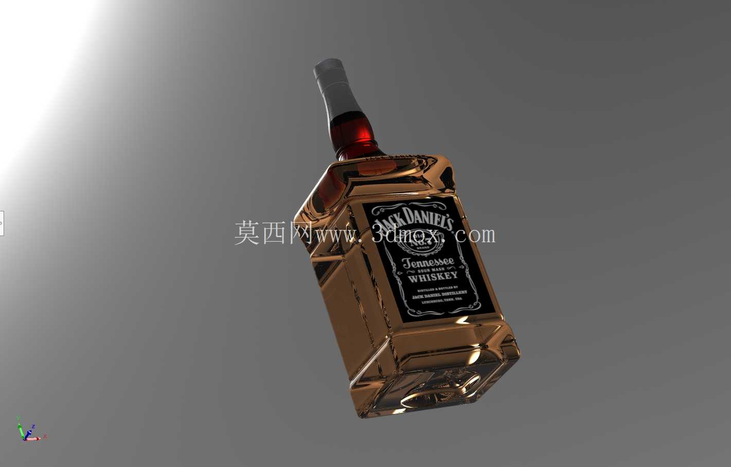 杰克丹尼威士忌酒瓶