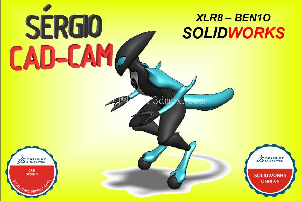 XLR8 Ben 10 - Sérgio CAD CAM
