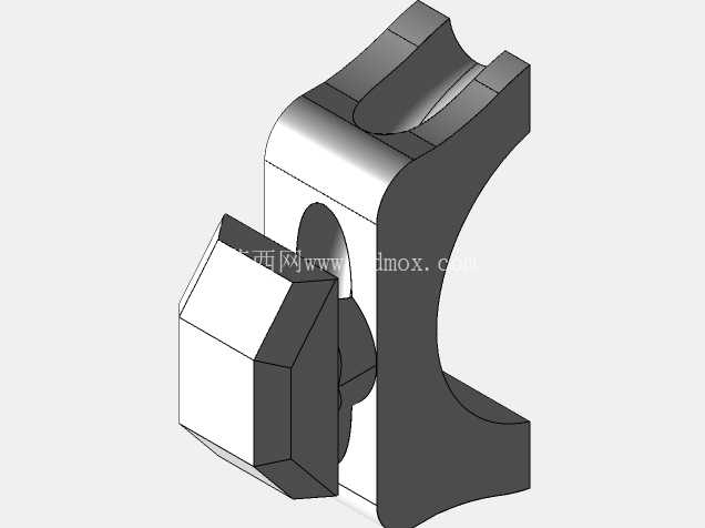 圆形电缆固定器,适用于 V 型槽_twist 型