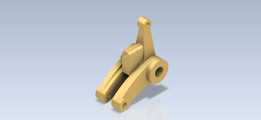 3D CAD基础练习 / CATICS 3D14-M07/Lever/ Autodesk Inventor Pro