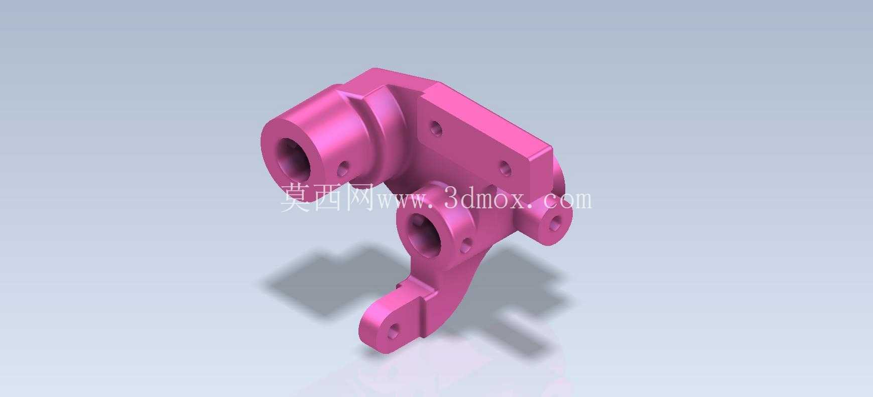 Studycadcam 3D CAD 练习 500 / 适用于通用研磨机的电源支架/ Soporte de Alimentación Eléctrica para Amoladora Universal/A