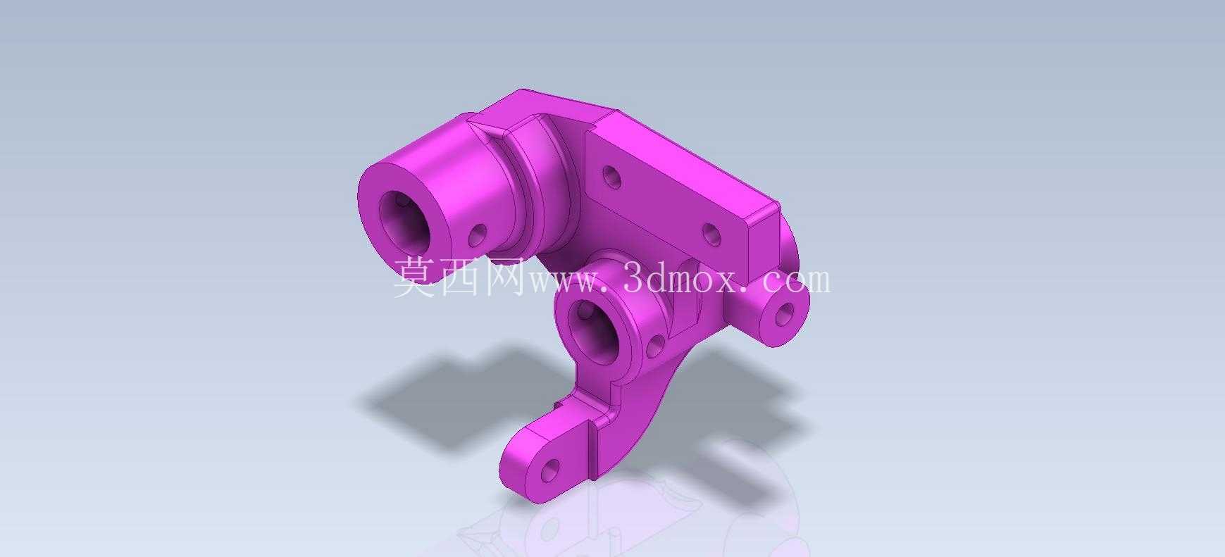 Studycadcam 3D CAD 练习 500 / 适用于通用研磨机的电源支架/ Soporte de Alimentación Eléctrica para Amoladora Universal/A