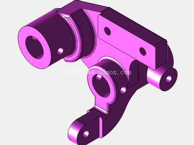 Studycadcam 3D CAD 练习 500 / 适用于通用研磨机的电源支架/ Soporte de Alimentación Eléctrica para Amoladora Universal/A