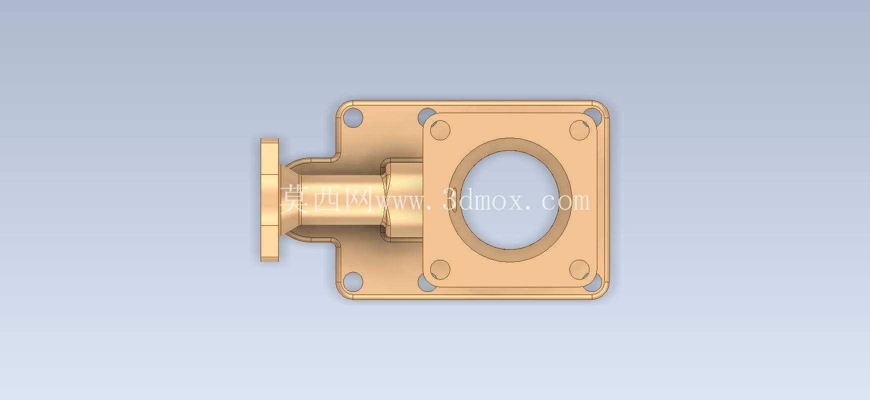 3D CAD基础练习/连接器/Autodesk Inventor Pro