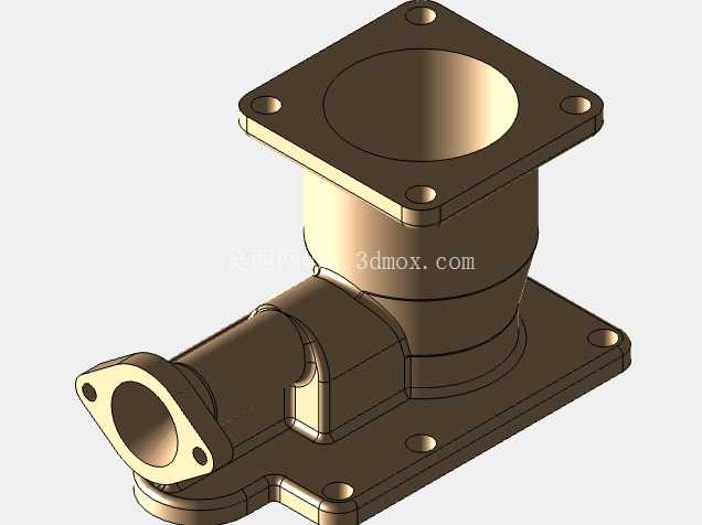 3D CAD基础练习/连接器/Autodesk Inventor Pro