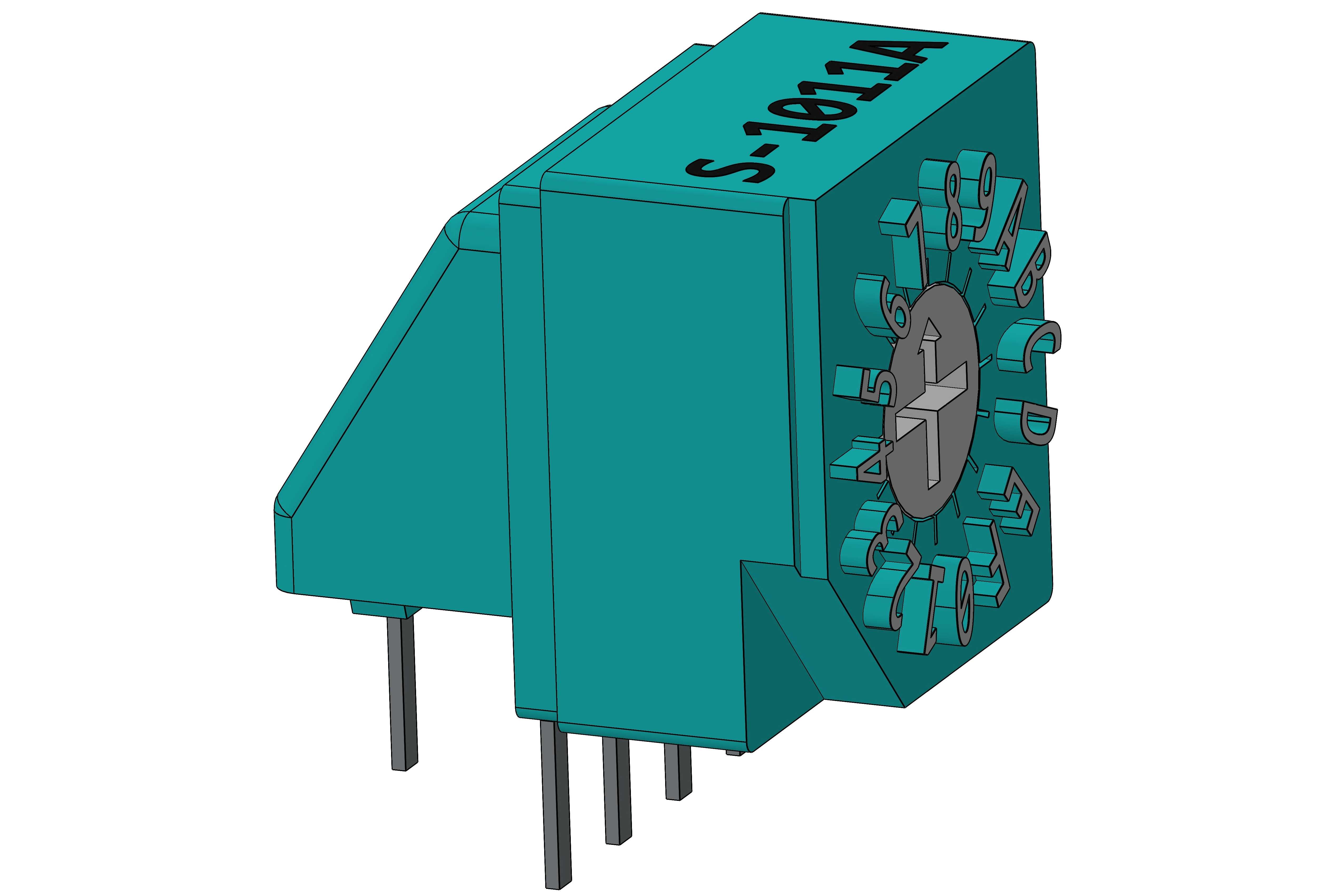 ��ת���뿪�أ�Selector Rotativo Codificado��S-1011A