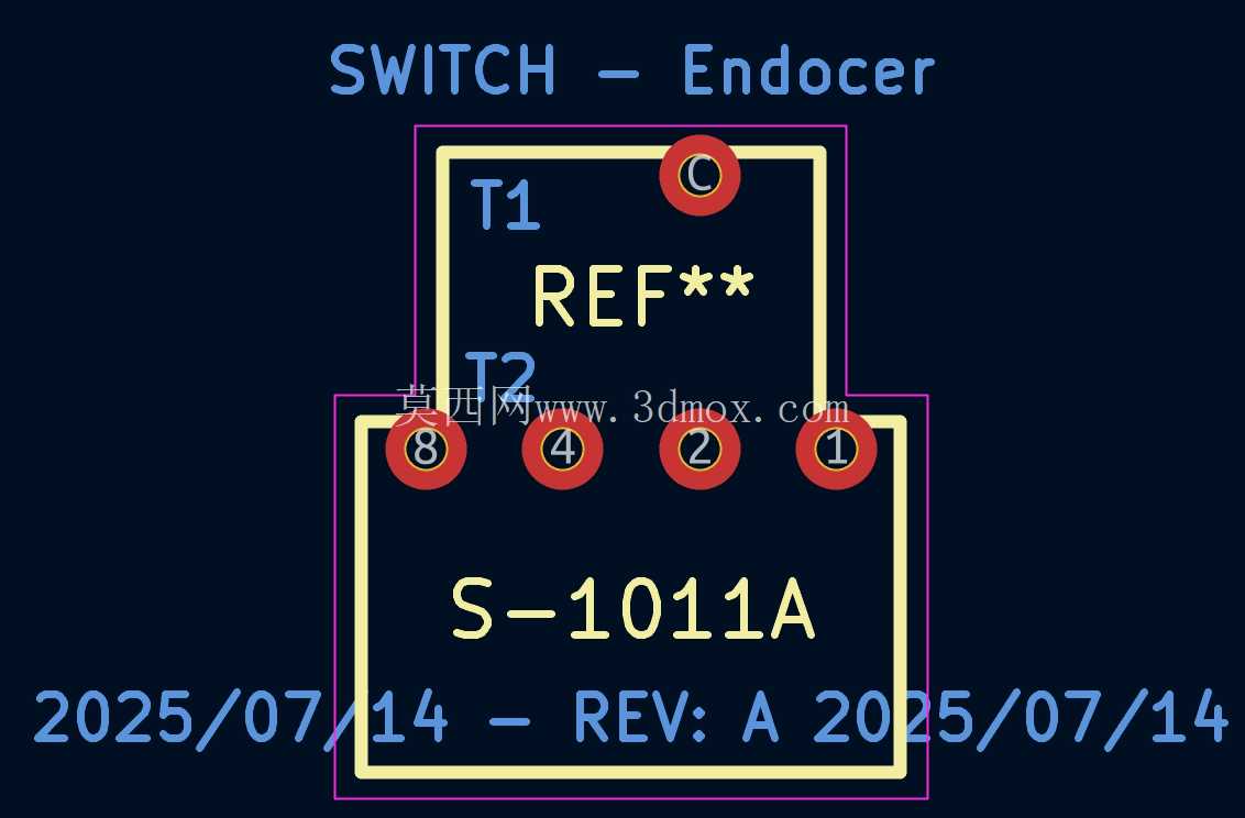 旋转编码开关(Selector Rotativo Codificado)S-1011A