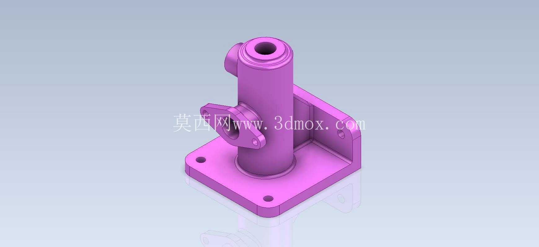 3D CAD基础练习/管道连接器/Autodesk Inventor Pro