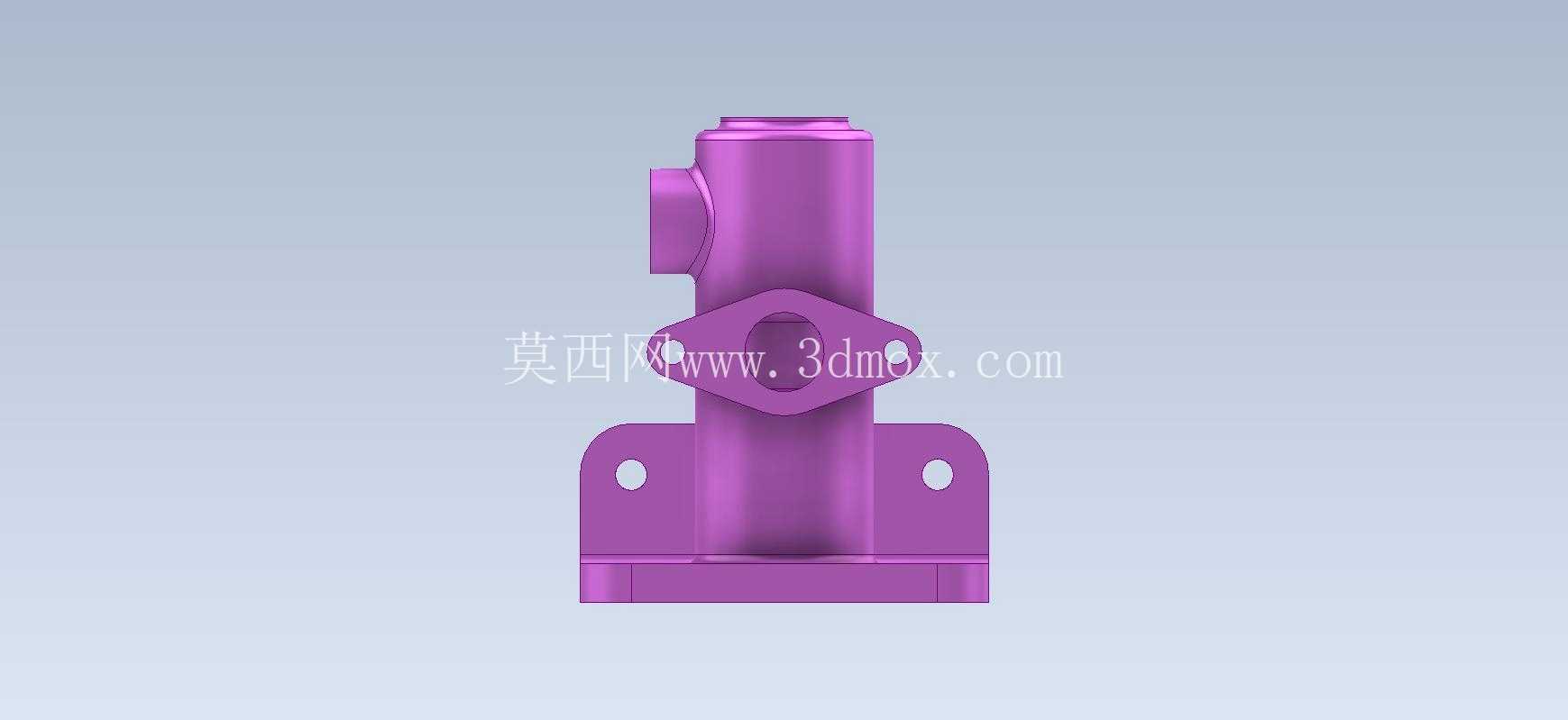 3D CAD基础练习/管道连接器/Autodesk Inventor Pro