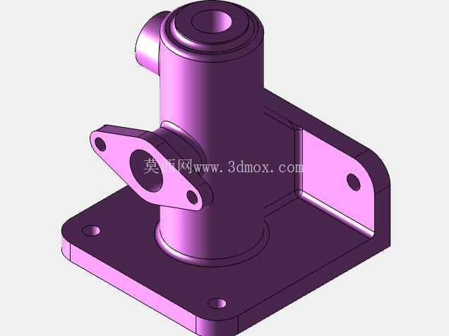 3D CAD基础练习/管道连接器/Autodesk Inventor Pro