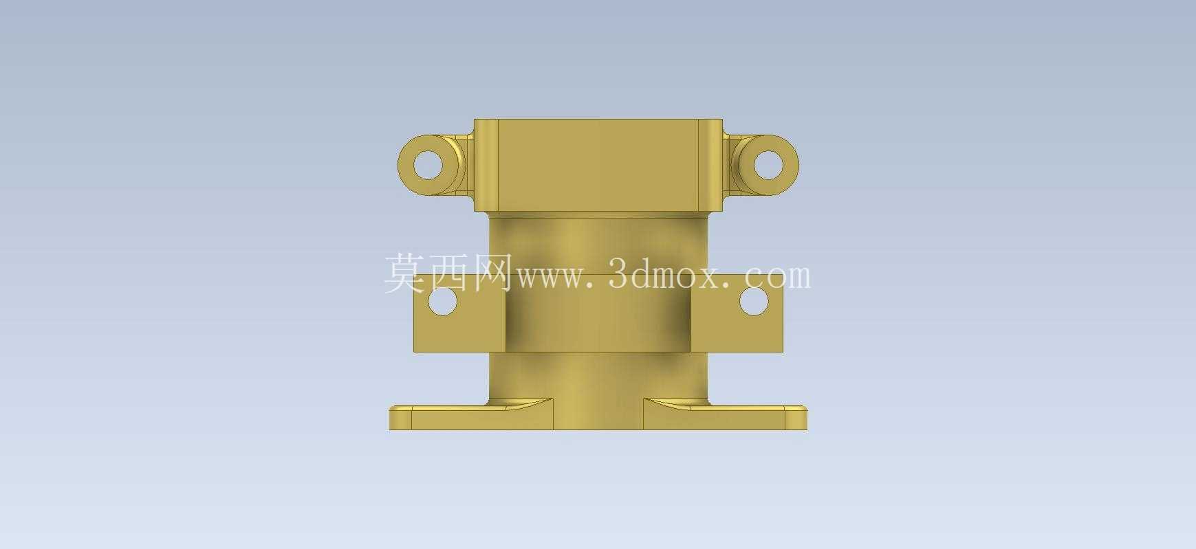 3D CAD基础练习/连接器/Autodesk Inventor Pro