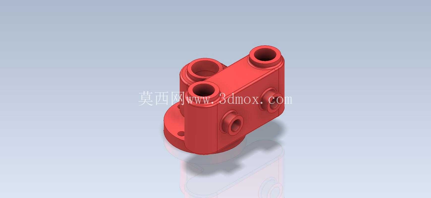 3D CAD基础练习/阀门连接器/Autodesk Inventor Pro