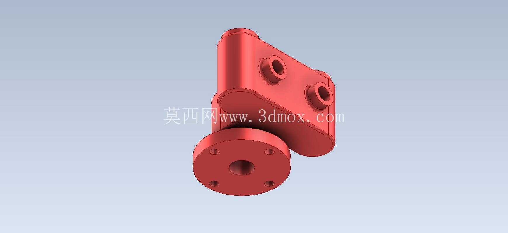 3D CAD基础练习/阀门连接器/Autodesk Inventor Pro