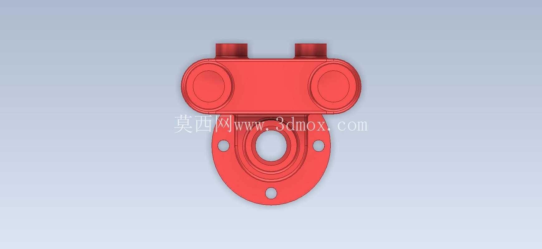 3D CAD基础练习/阀门连接器/Autodesk Inventor Pro