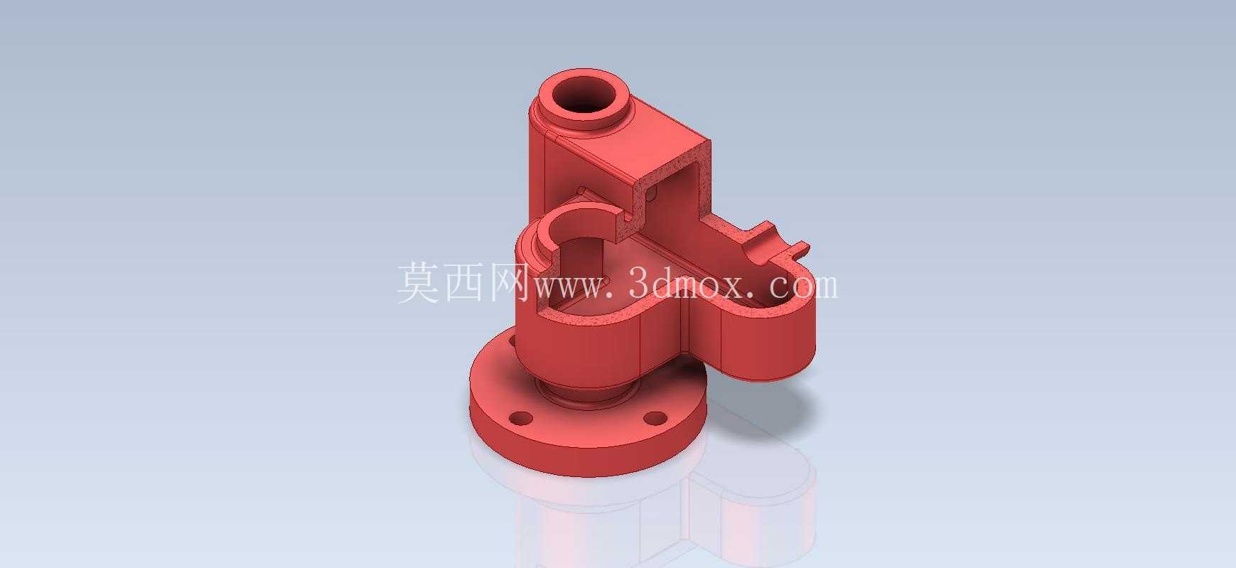 3D CAD基础练习/阀门连接器/Autodesk Inventor Pro