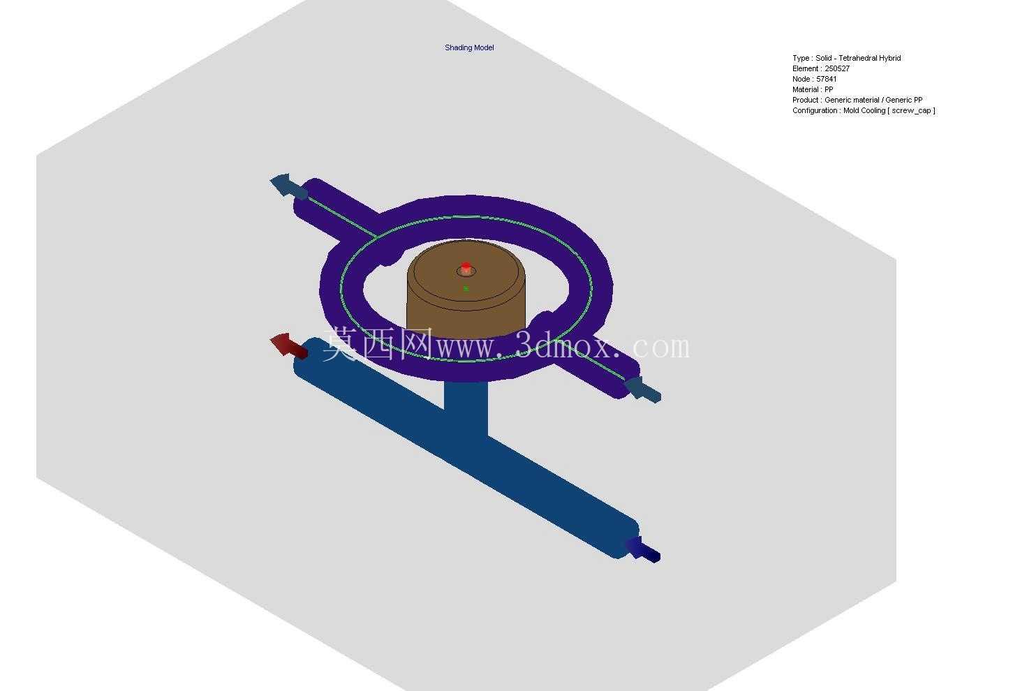 SolidWorks 塑料 - 冷却通道