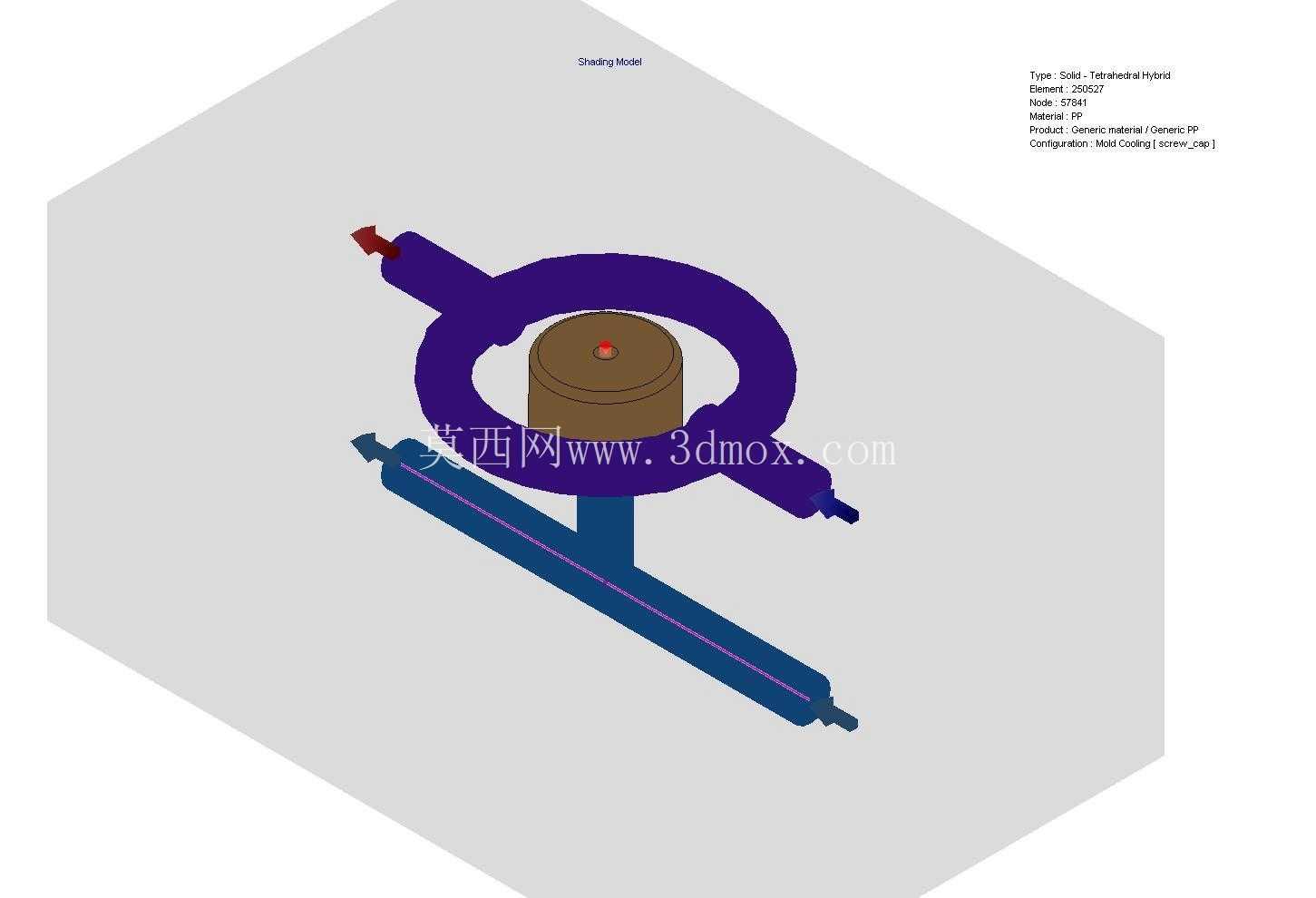 SolidWorks 塑料 - 冷却通道