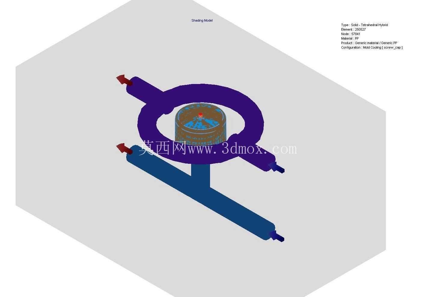SolidWorks 塑料 - 冷却通道