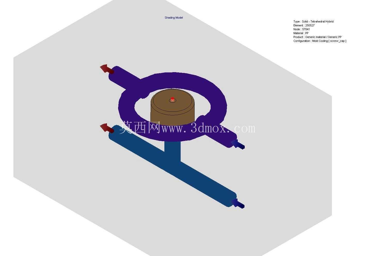 SolidWorks 塑料 - 冷却通道