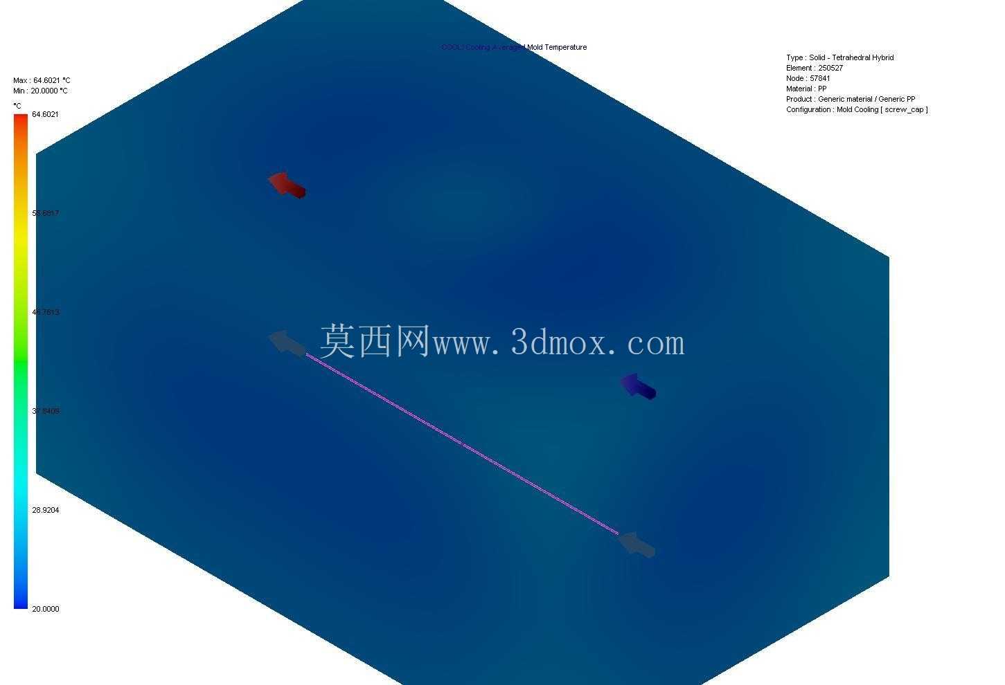SolidWorks 塑料 - 冷却通道