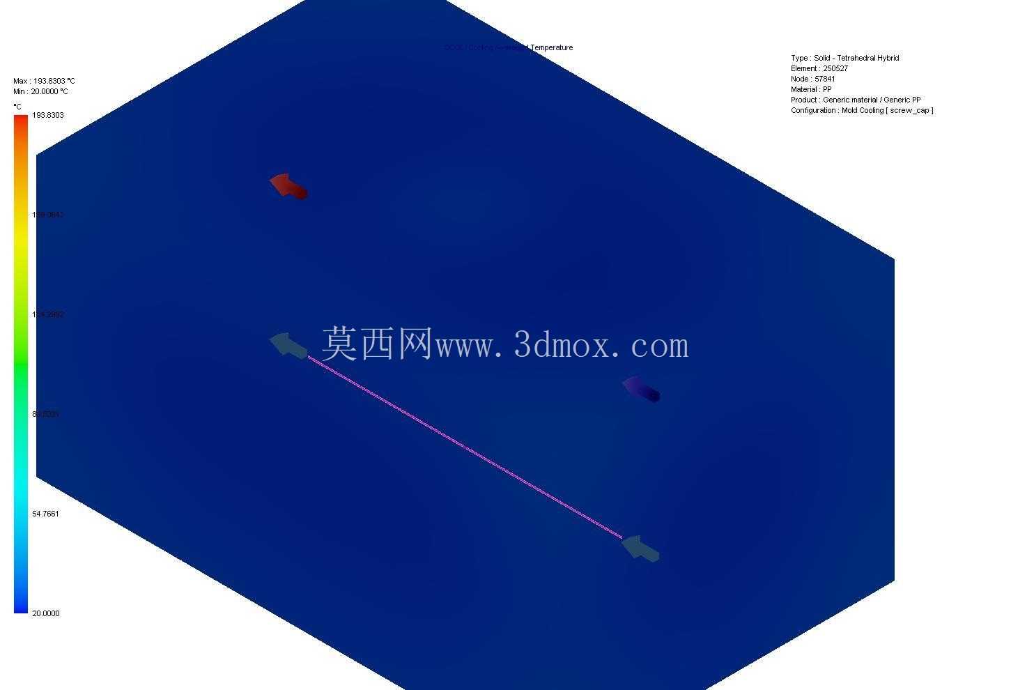 SolidWorks 塑料 - 冷却通道