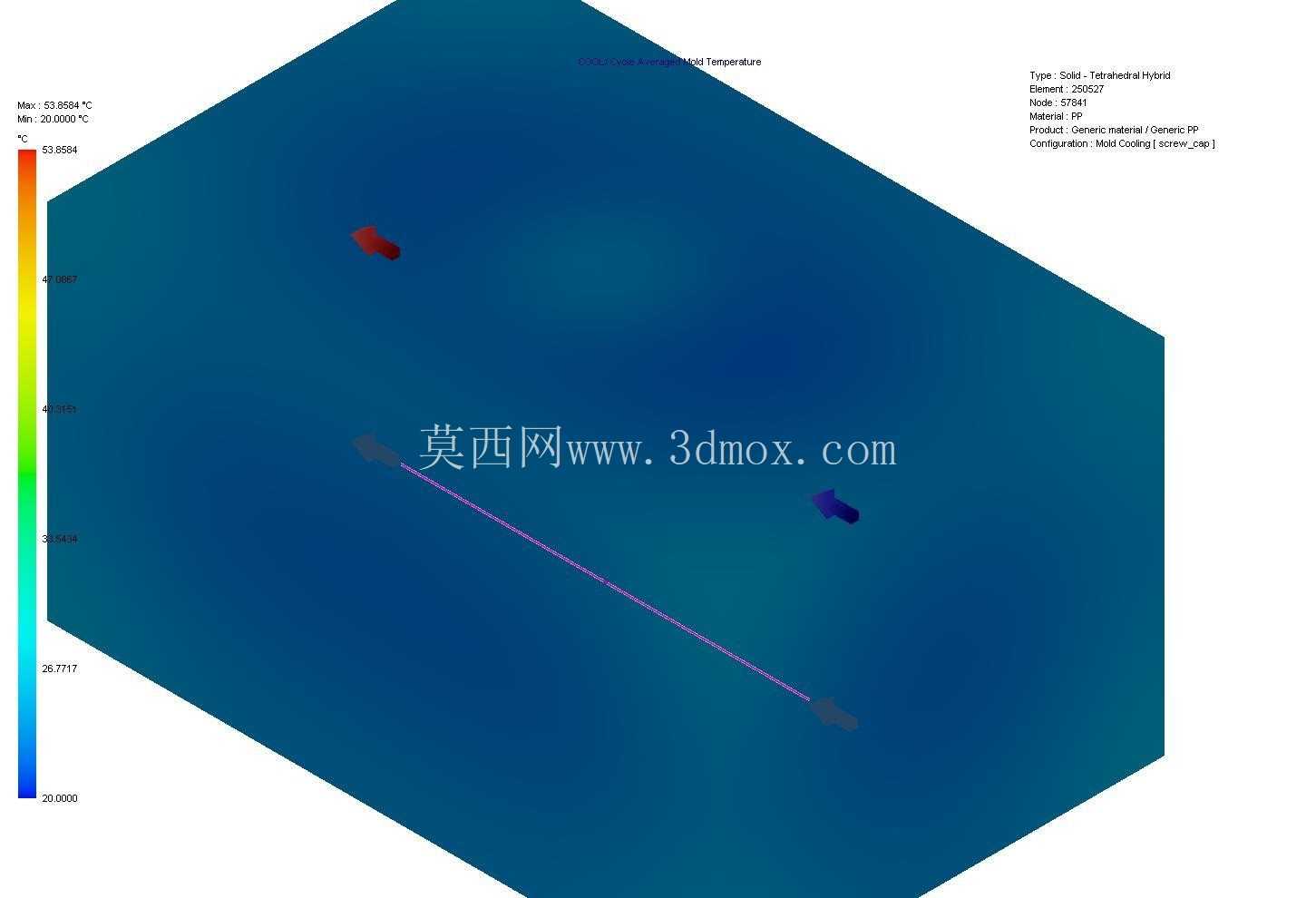 SolidWorks 塑料 - 冷却通道