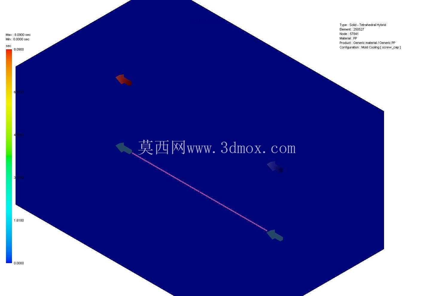 SolidWorks 塑料 - 冷却通道