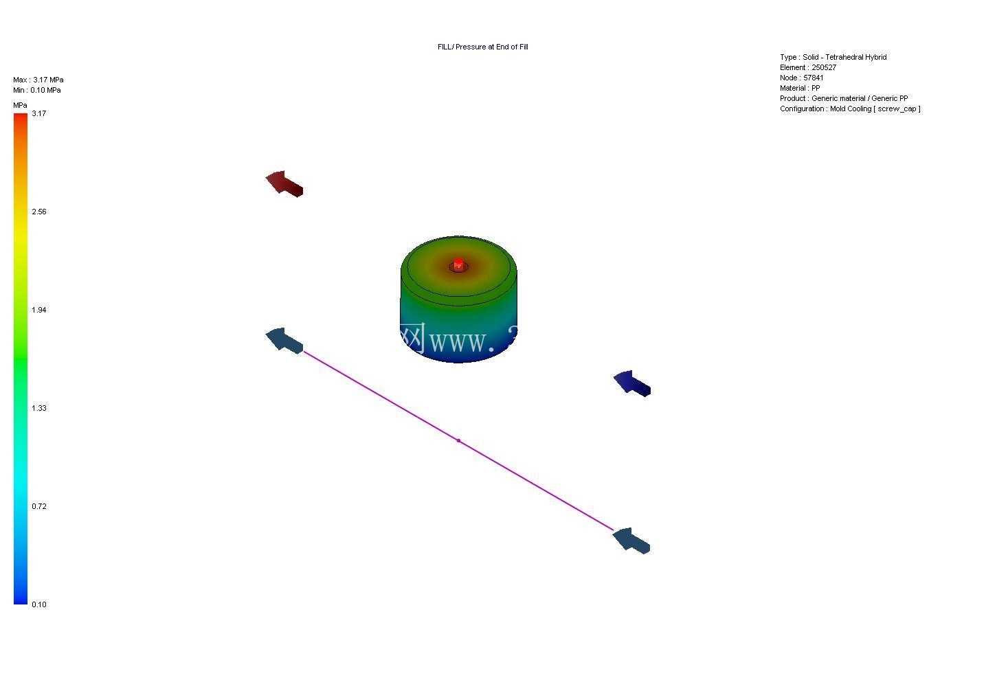 SolidWorks 塑料 - 冷却通道