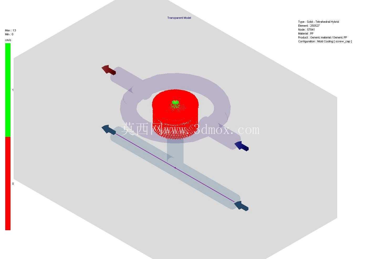 SolidWorks 塑料 - 冷却通道