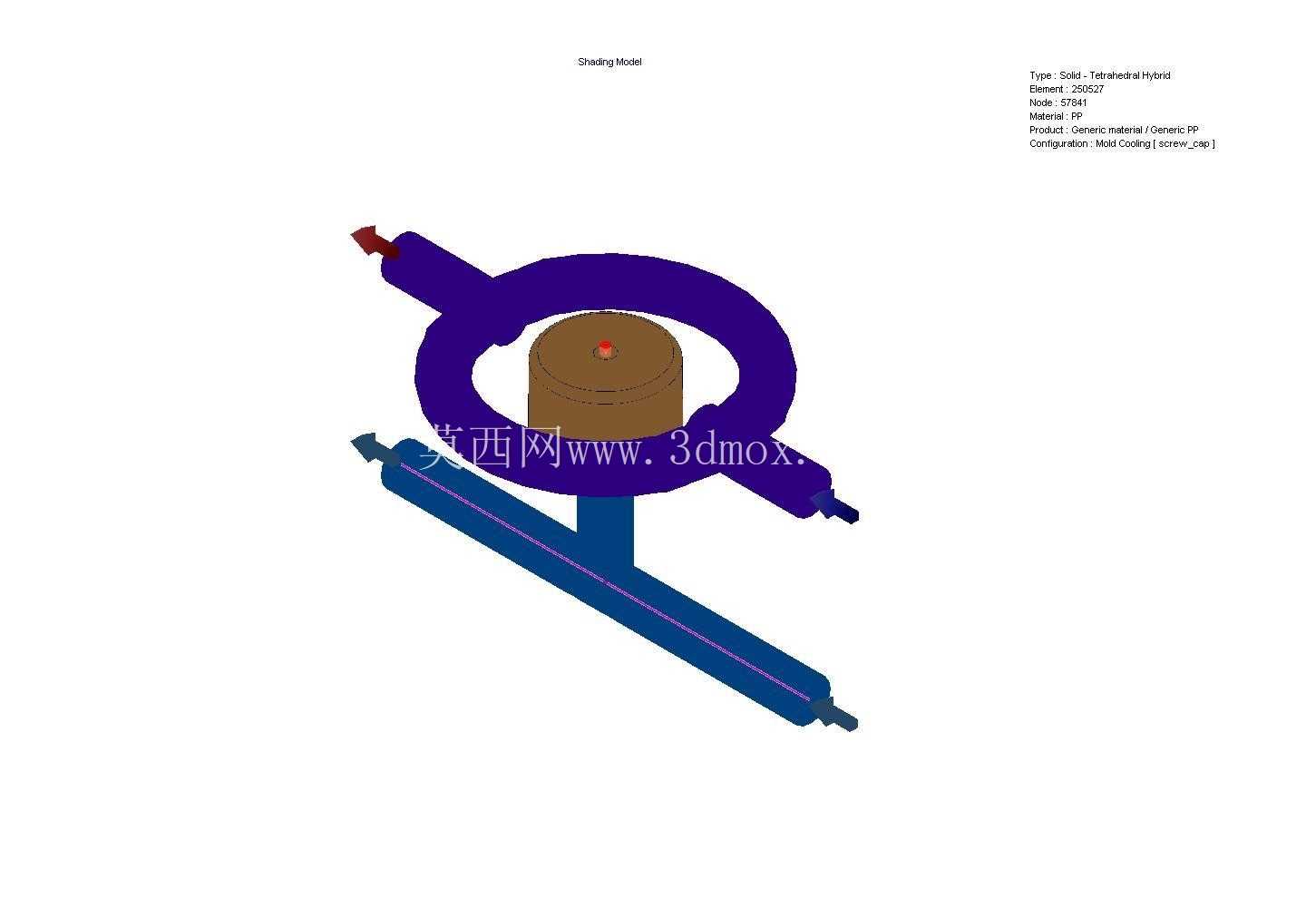 SolidWorks 塑料 - 冷却通道