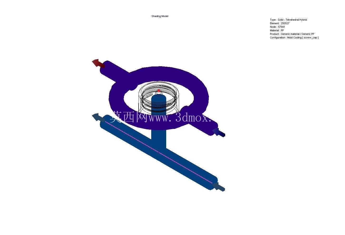 SolidWorks 塑料 - 冷却通道