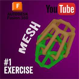 #1只疯狂的章鱼| Fusion 360 | Pistacchio Graphic