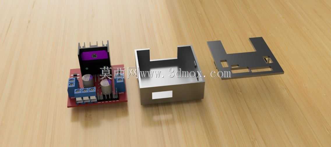 L298N电机驱动器外壳盒