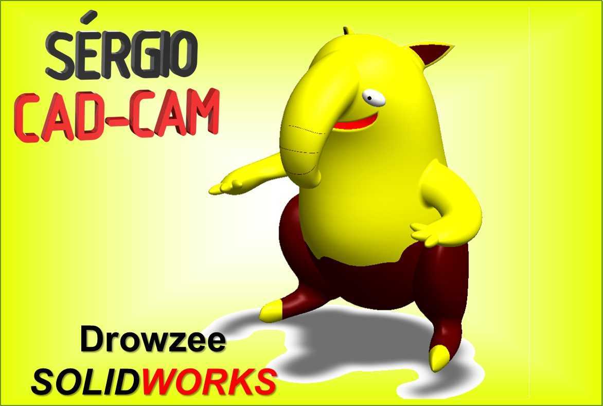 Drowzee Pok��mon S��rgio CAD CAM