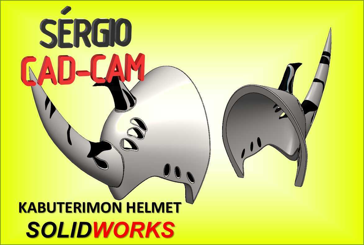Kabuterimon 头盔 Sérgio CAD CAM