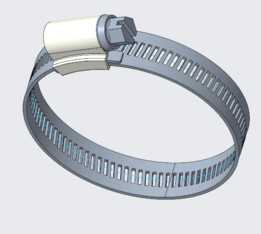 软管卡箍 40mm-60mm x 12mm