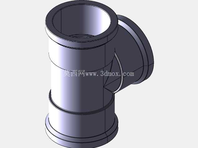 PVC 90° T 三通接头 50mm