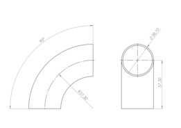 CONEX?O COTOVELO CURVA 90�� x1.1/2\�� ?38��1mm