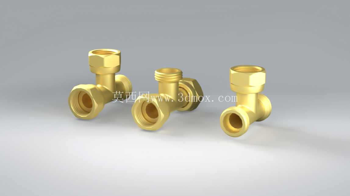 NOYON 和 THIEBAULT 1/2" 三通接头 - 3 种配置